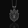 Load image into Gallery viewer, Elegant Silver Deer Necklace, Nature-Inspired Pendant, Perfect Gift for Deer Lovers, Symbol of Grace & Wilderness Oxidized Finish