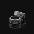 Load image into Gallery viewer, Rotating Savannah Band - Engravable Oxidized Finish