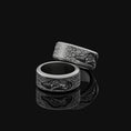 Load image into Gallery viewer, Rotating Savannah Band - Engravable Oxidized Finish

