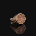 Bild in Galerie-Betrachter laden, Yggdrasil Ring Rose Gold Finish