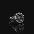 Bild in Galerie-Betrachter laden, Yggdrasil Ring Oxidized Finish