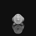 Load image into Gallery viewer, Wolf Signet Ring Polished Finish
