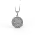 Load image into Gallery viewer, Gold Wolf Pendant - Engravable - Angelios Jewelry
