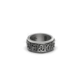 Load image into Gallery viewer, Rotating Celtic Triquetra Band - Engravable - Angelios Jewelry

