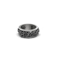 Load image into Gallery viewer, Rotating Ancient Greek Band - Engravable - Angelios Jewelry
