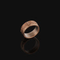 Load image into Gallery viewer, Elven Star Band Rose Gold Finish
