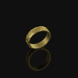 Enigmatic Circles Ring Gold Finish