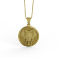 Bild in Galerie-Betrachter laden, Gold Elephant Pendant

