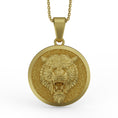Load image into Gallery viewer, Gold Tiger Pendant
