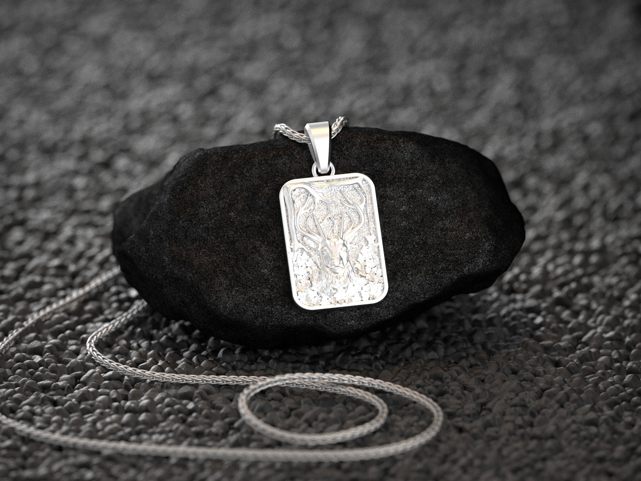 Deer in the Woods Pendant