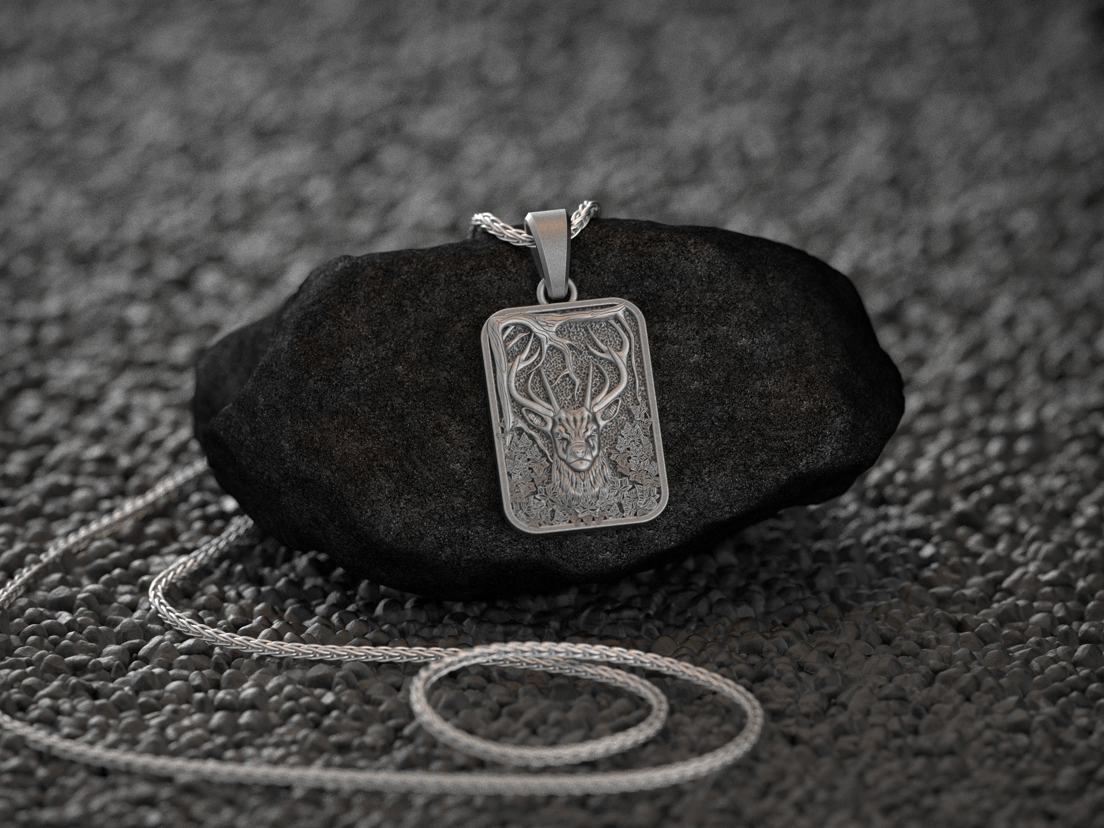 Deer in the Woods Pendant