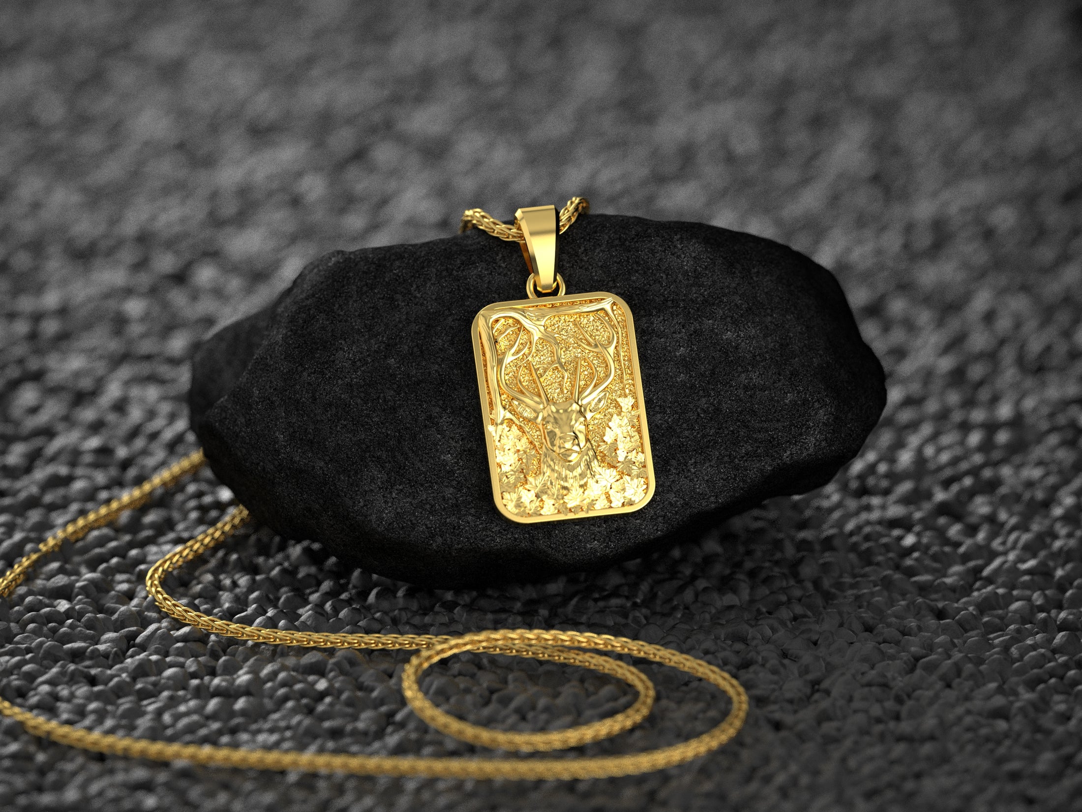 Deer in the Woods Pendant