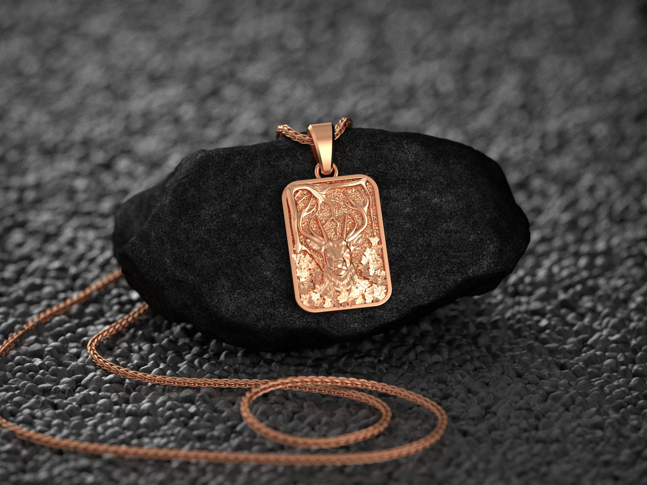 Deer in the Woods Pendant