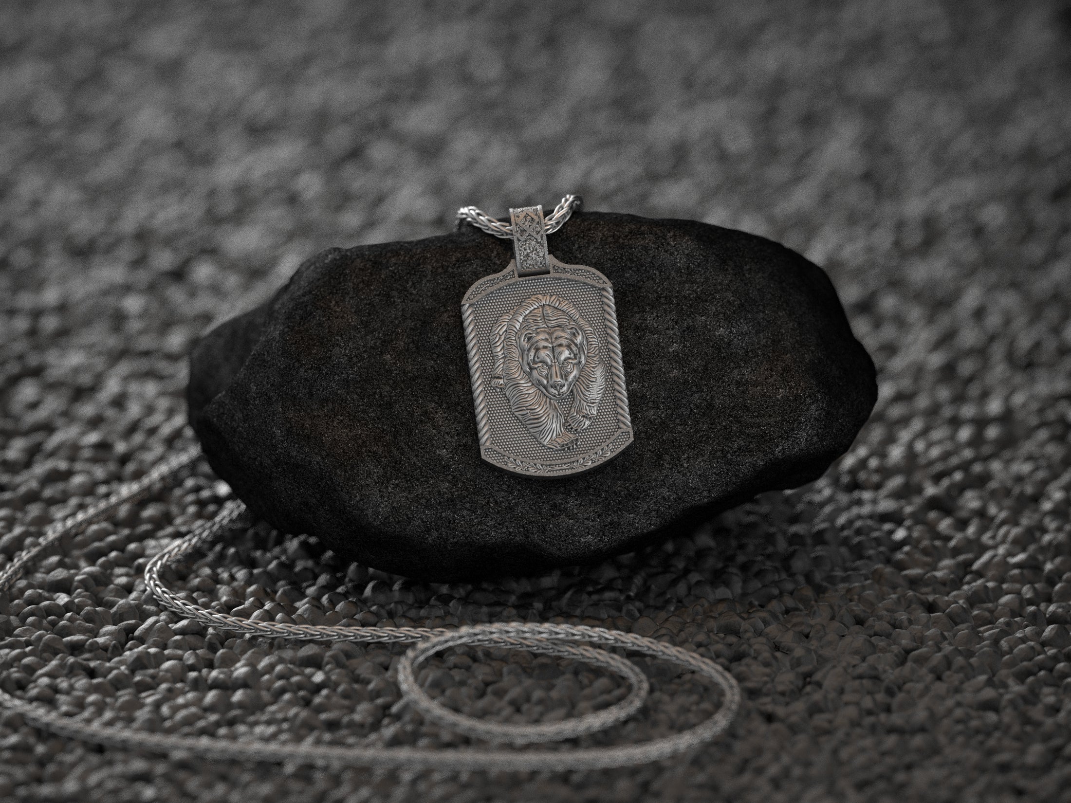Fierce Bear Pendant