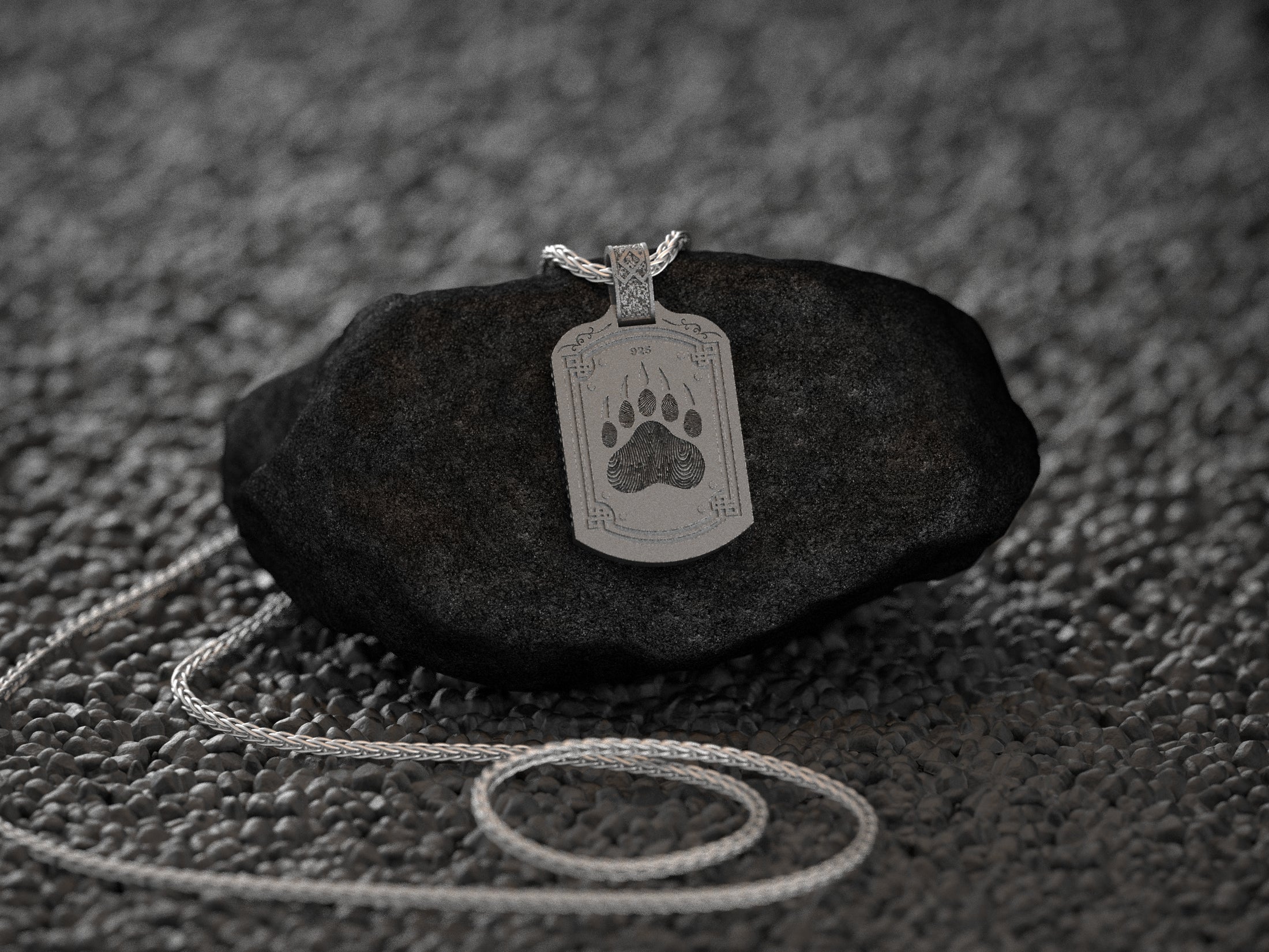Fierce Bear Pendant
