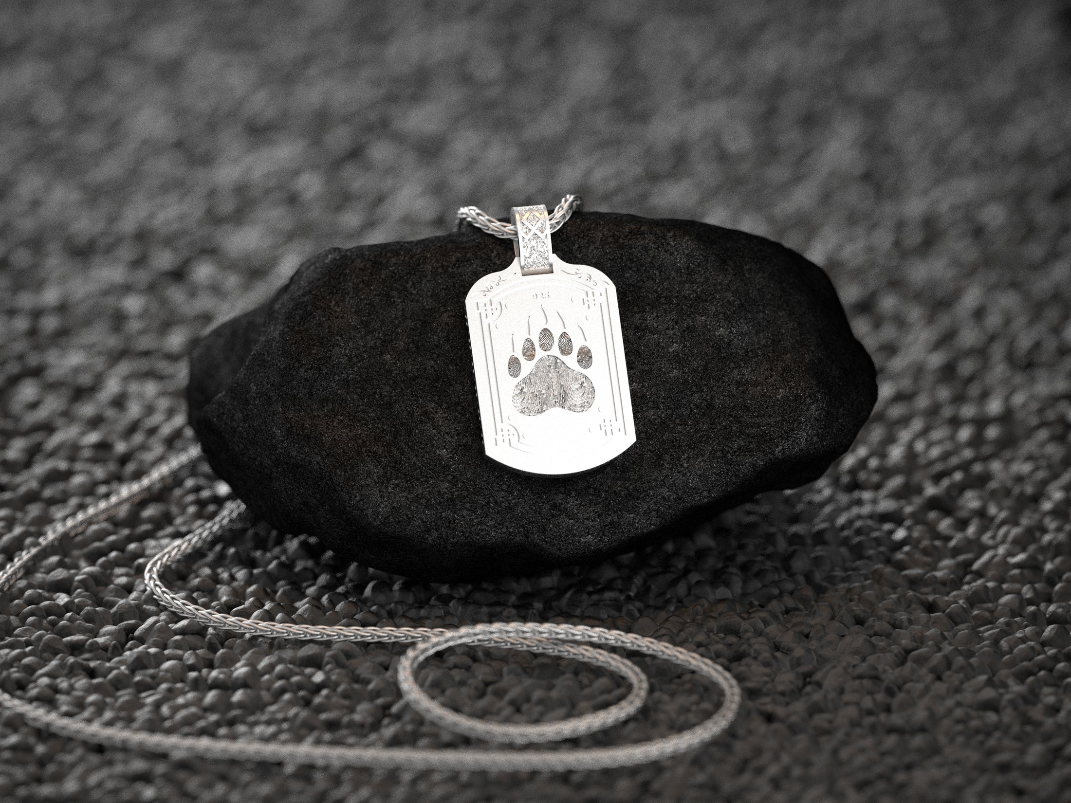 Fierce Bear Pendant