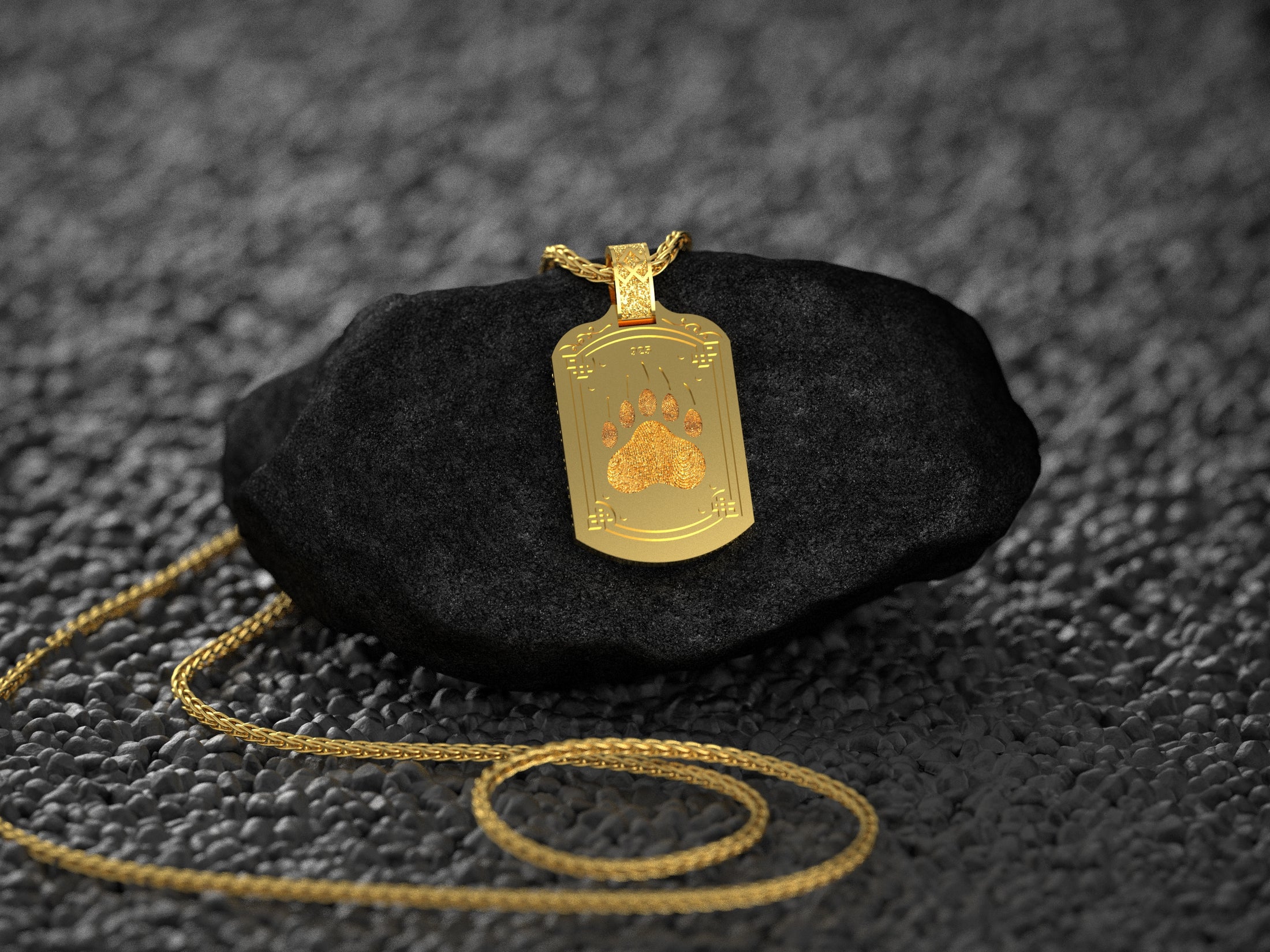 Fierce Bear Pendant