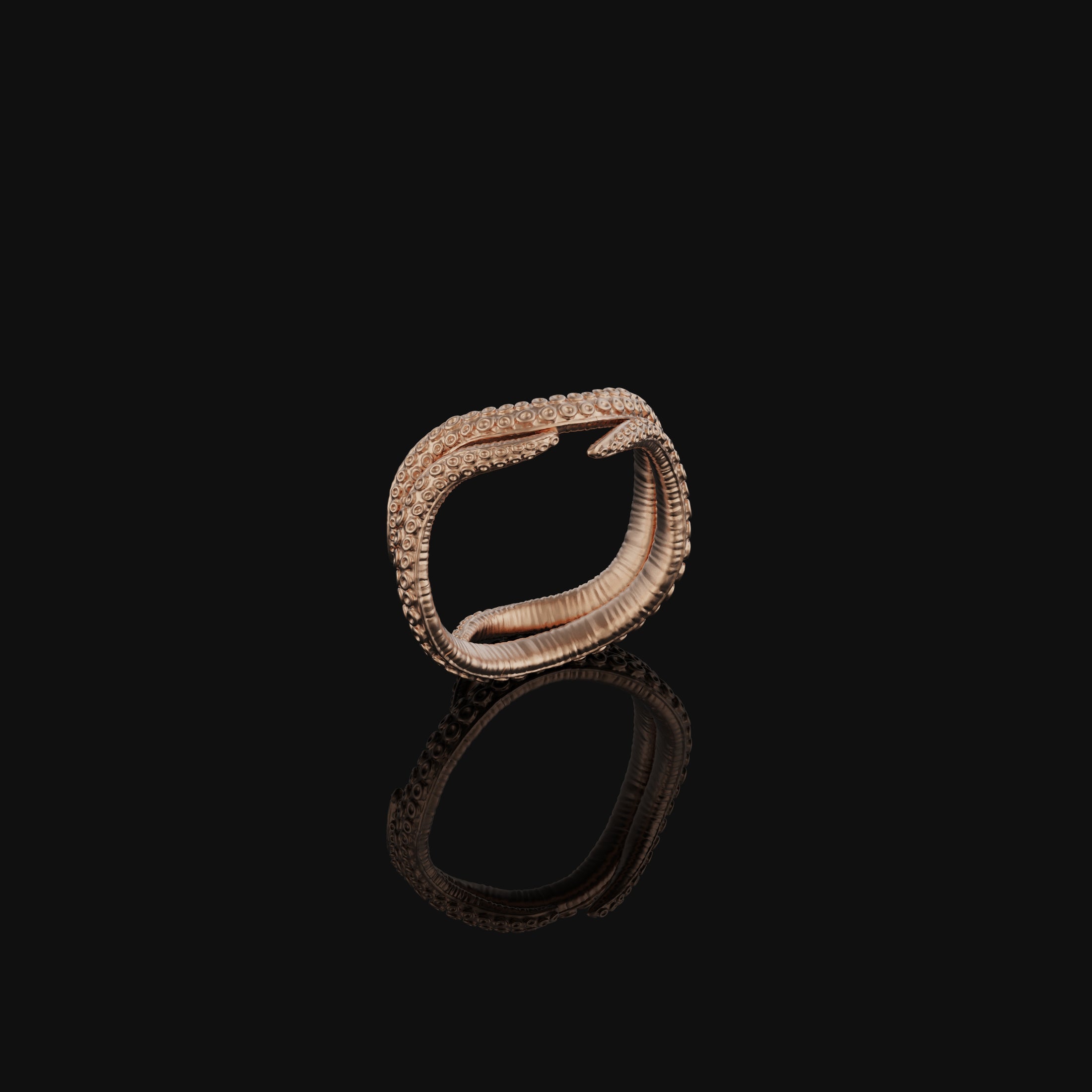 Octopus Gill Band Rose Gold Finish