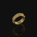 Load image into Gallery viewer, Roses Band Gold Finish
