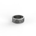 Bild in Galerie-Betrachter laden, Rotating Celtic Knot Band - Engravable - Angelios Jewelry
