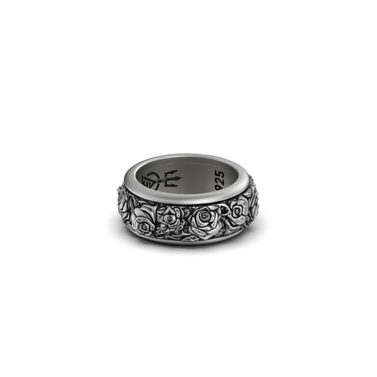 Rotating Rose Band - Engravable