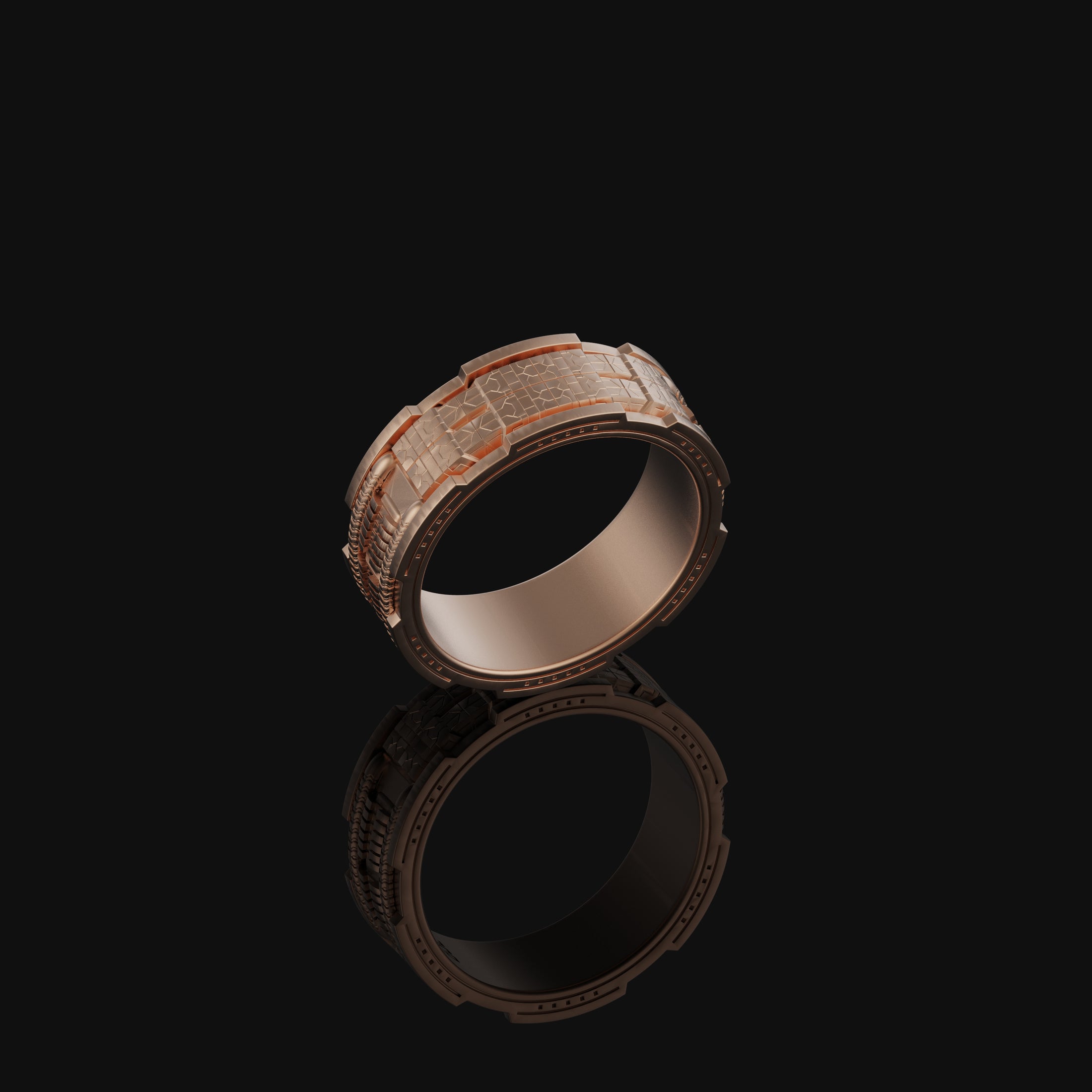 Sci-Fi Band Rose Gold Finish