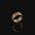 Load image into Gallery viewer, Celtic Triquetra Band - Engravable Rose Gold Finish
