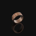 Bild in Galerie-Betrachter laden, Maltese Cross Band - Engravable Rose Gold Finish
