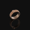 Load image into Gallery viewer, Band of Skulls - Engravable Rose Gold Finish
