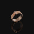 Bild in Galerie-Betrachter laden, Band of Skulls - Engravable Rose Gold Finish
