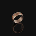Load image into Gallery viewer, Slavic Dragon Band - Engravable Rose Gold Finish
