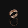 Bild in Galerie-Betrachter laden, Slavic Dragon Band - Engravable Rose Gold Finish
