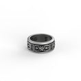 Bild in Galerie-Betrachter laden, Rotating Maltese Cross Band - Engravable - Angelios Jewelry
