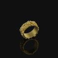 Load image into Gallery viewer, Spring Flowers Band Gold Finish

