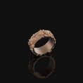 Load image into Gallery viewer, Spring Flowers Band Rose Gold Finish
