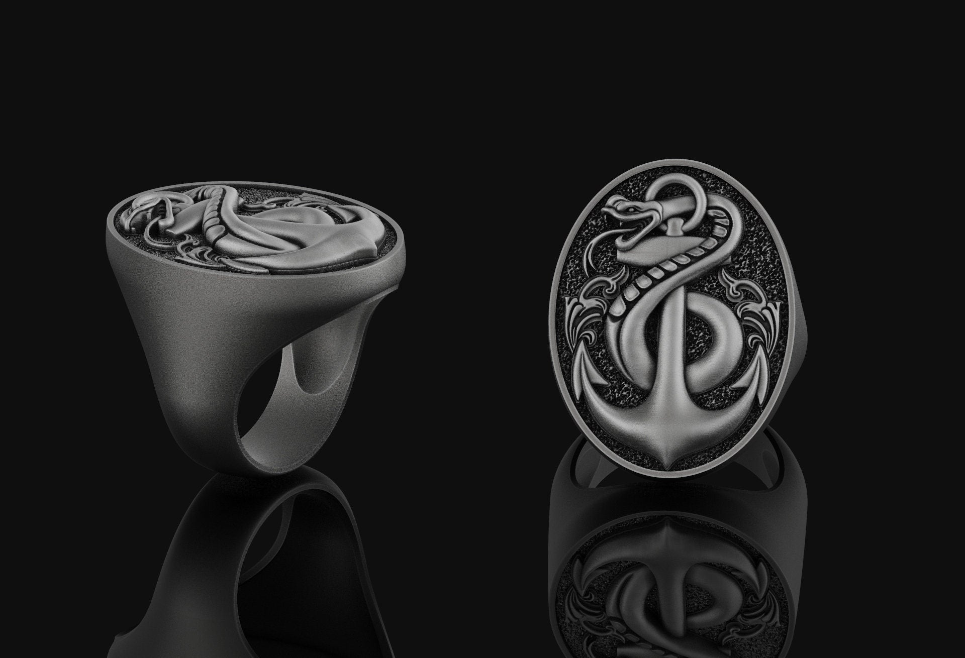 Mens Gold Plated Silver