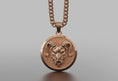 Load image into Gallery viewer, Gold Ram Pendant - Engravable
