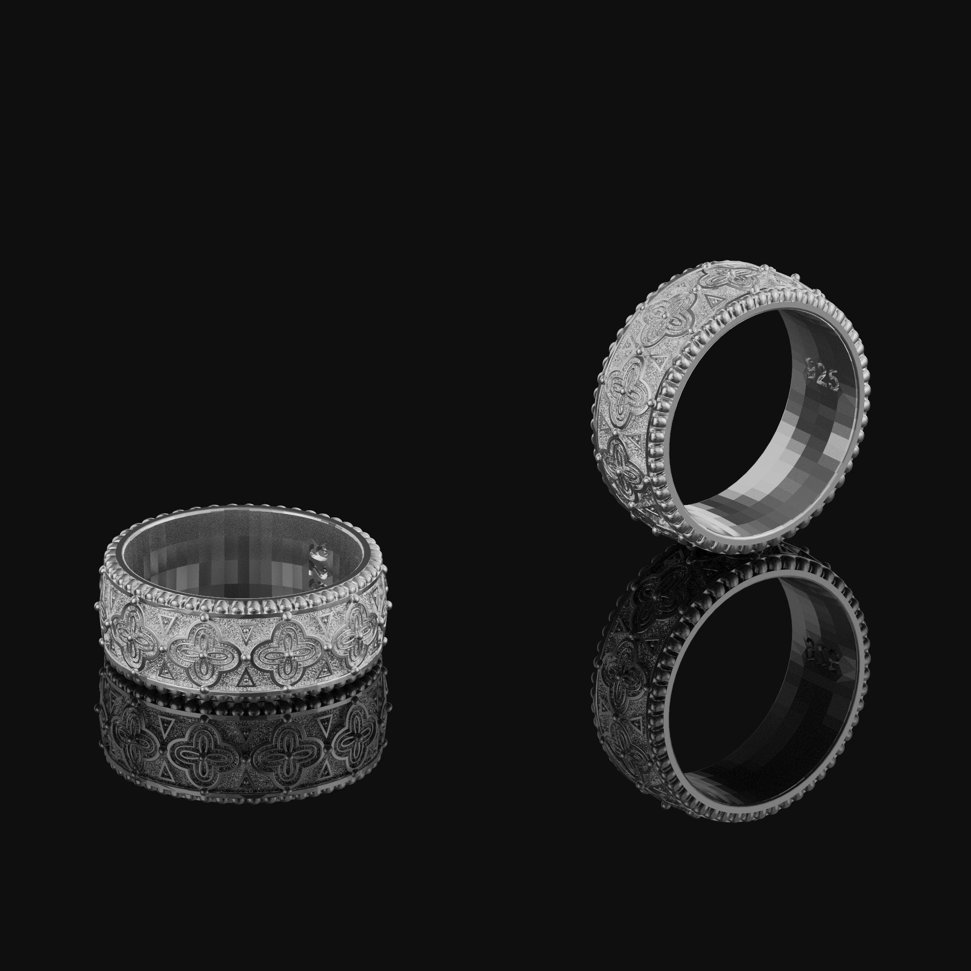 Ornamental Pattern Band - Engravable