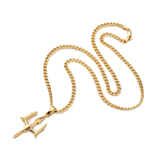 Gold Poseidon's Trident - Angelios Jewelry