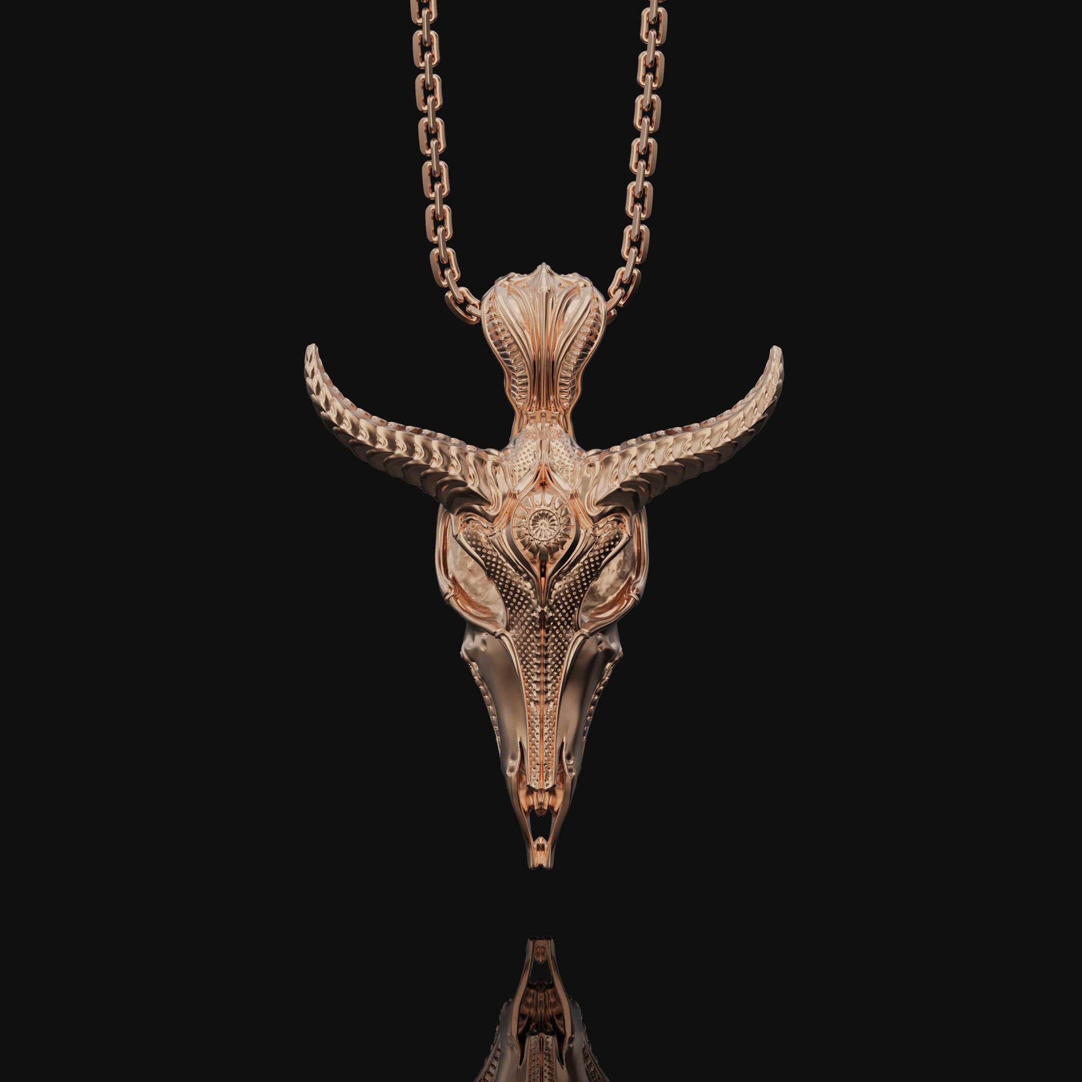 Silver Satanic Baphomet's Head Pendant, Leviathan Cross, Two-sided Gothic Necklace, Lucifer's Follower Charm, Satanic Gift Cross, Occult