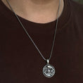 Bild in Galerie-Betrachter laden, Sterling Silver Koi Fish, Yin and Yang, Lotus Necklace, Lucky Fish Necklace, Koi Jewelry, Pisces Necklace, Men's Necklace - Handmade
