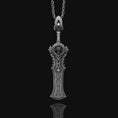 Load image into Gallery viewer, Sword, Sword Pendant, Gothic, Sword Jewelry, Goth, Silver Sword, Sword Necklace, Sword Pendant, Gift For Him, Valentine Gift
