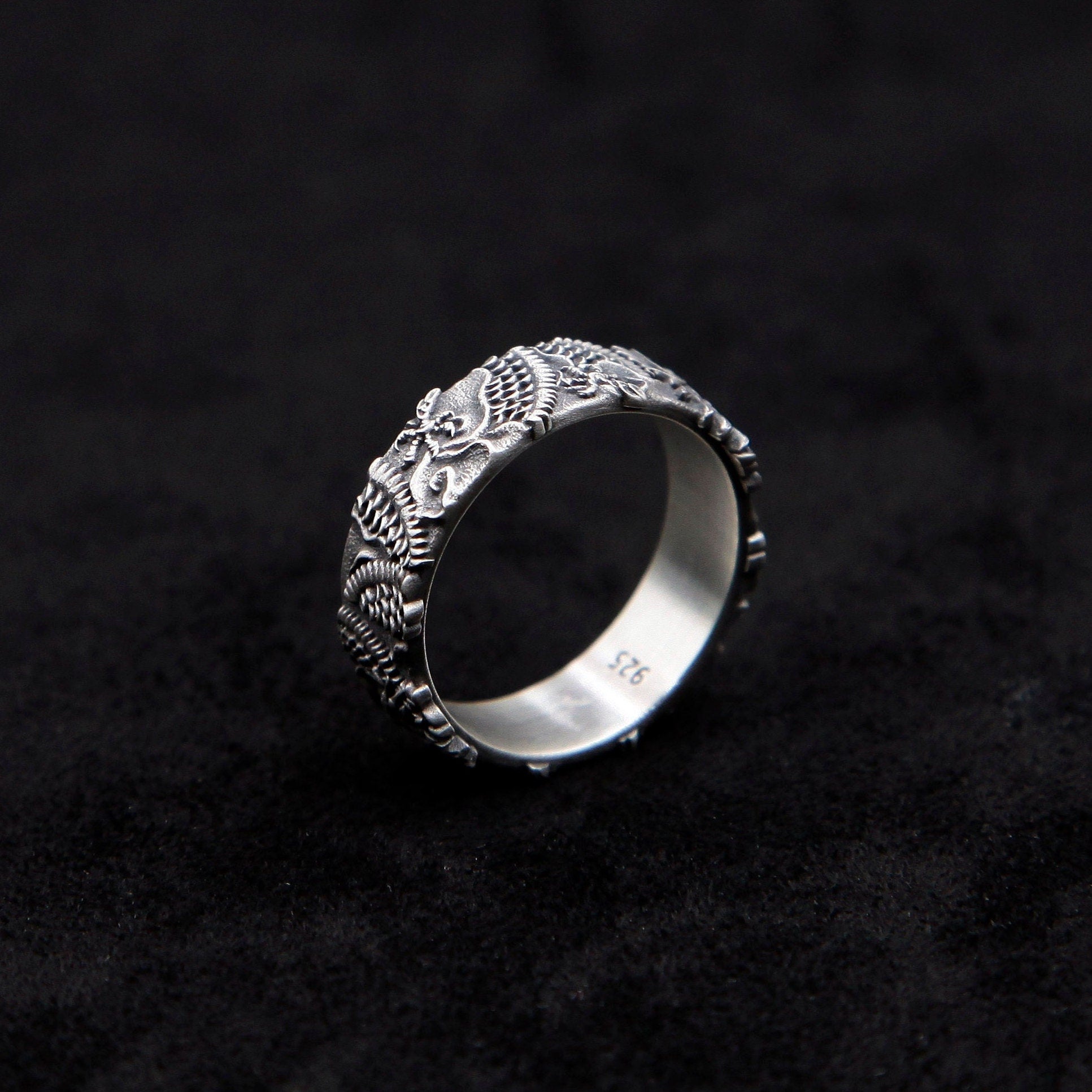 Serpent Dragon Band Ring
