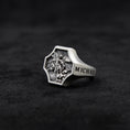Load image into Gallery viewer, Archangel Saint Michael Silver Ring, Guardian Of Church St Michael, Religious Jewelry, Signet Ring, Mens Gift, Black Friday, Valentine Gifts
