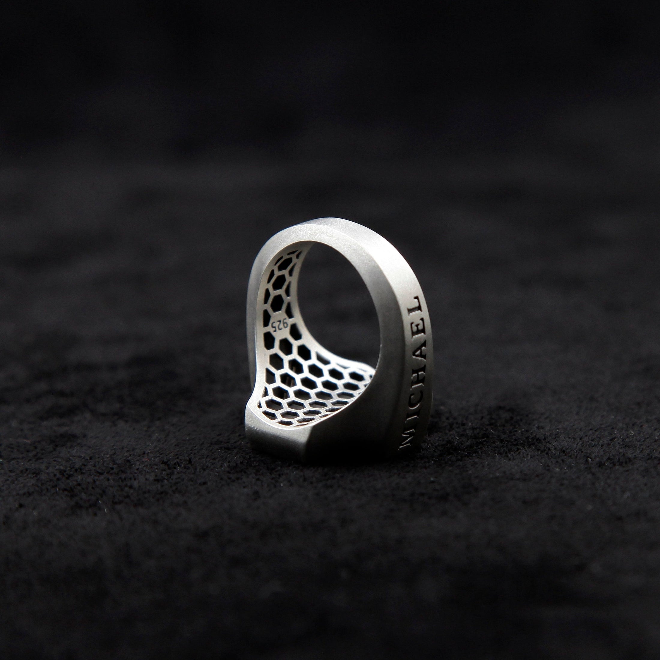 Archangel Saint Michael Silver Ring, Guardian Of Church St Michael, Religious Jewelry, Signet Ring, Mens Gift, Black Friday, Valentine Gifts