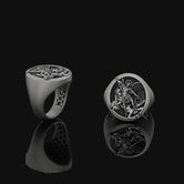 Mens Ring, Koi Fish Ring,