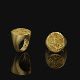 Mens Ring, Koi Fish Ring,