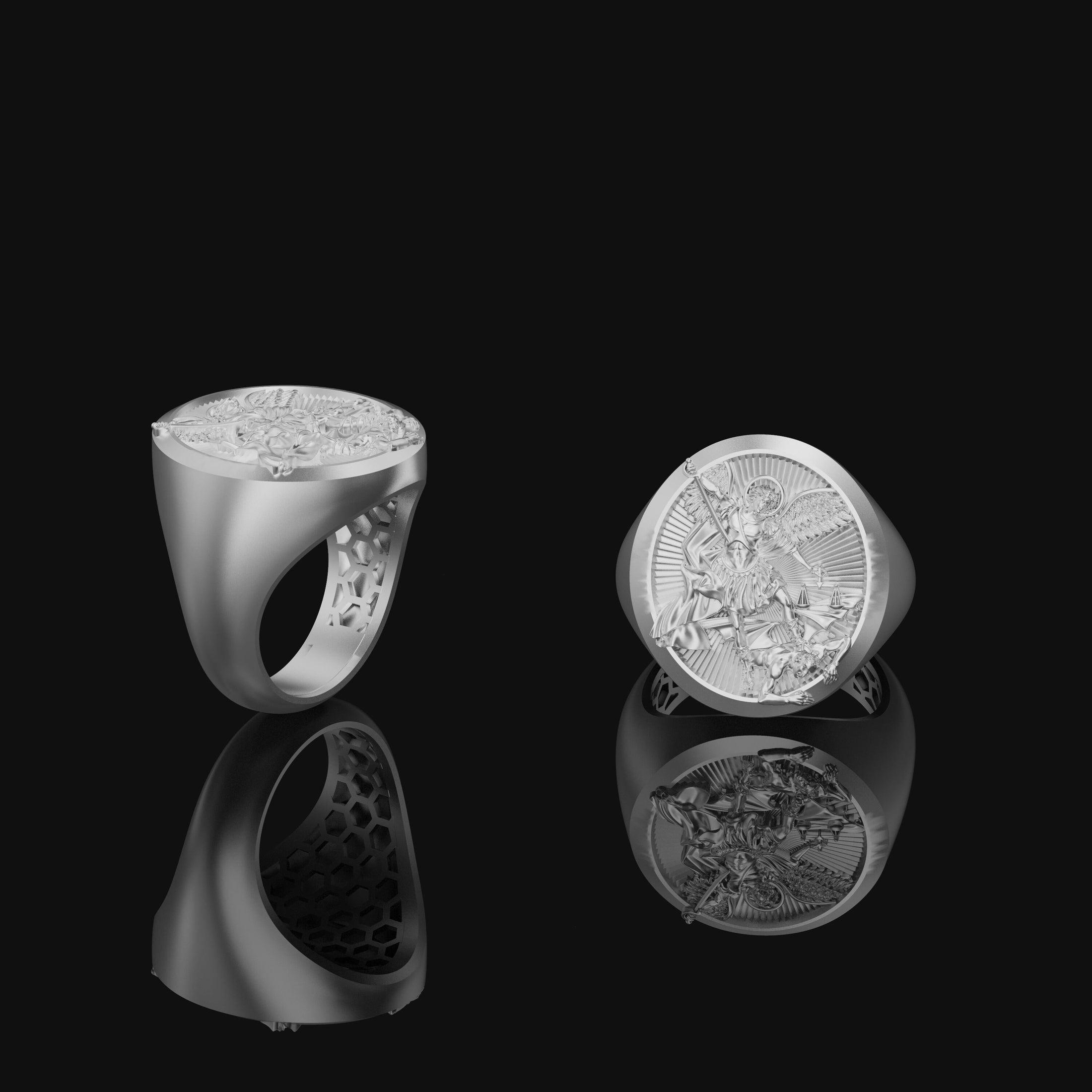 Mens Ring, Koi Fish Ring,
