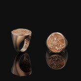 Mens Ring, Koi Fish Ring,