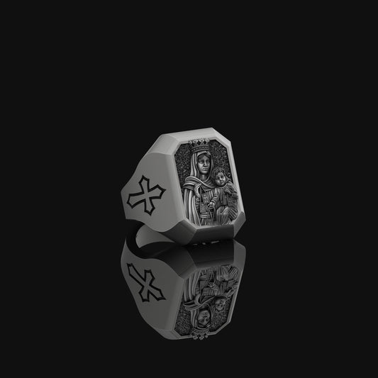 Virgin Mary Ring, Religious Jewelry, Catholic Jewelry, Religious Necklace, Christian Ring, Christian Jewelry, Virgin Mary, Mother Mary